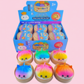 Unicorn Bun Squishy - Pink Background